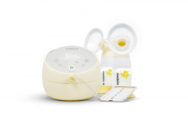 Medela Sonata Breast Pump with bottles