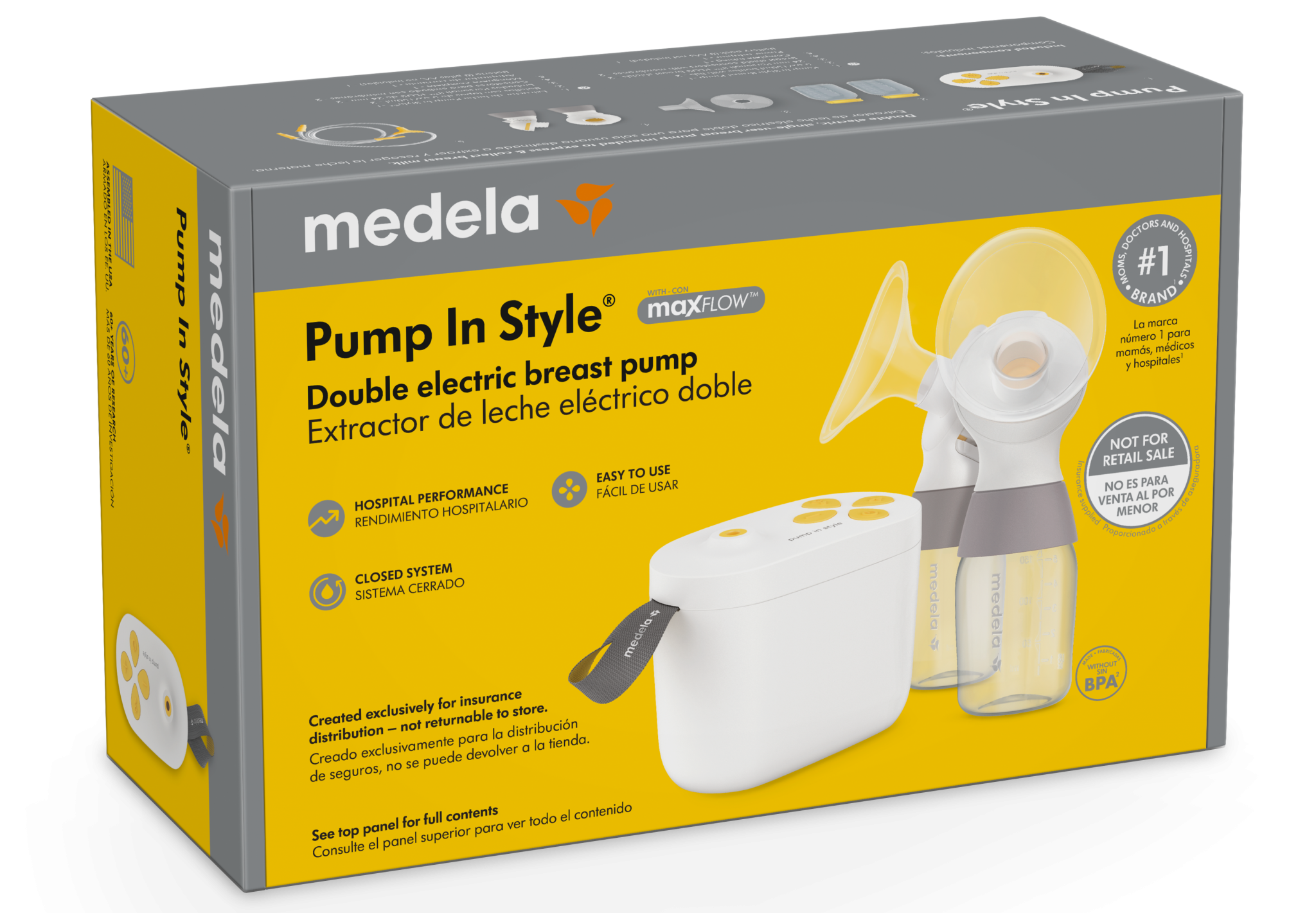 Medela Pump In Style With Maxflow™ Insurance Set Breast Pumps Through Insurance