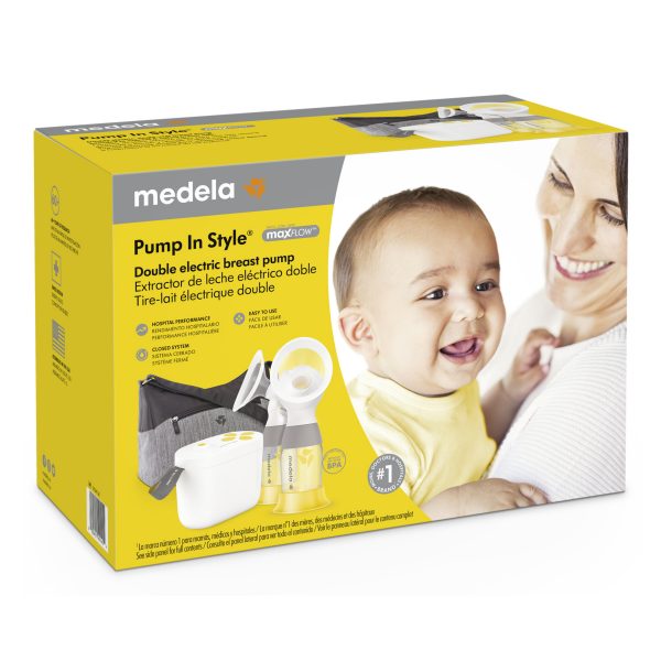 Medela Pump in Style with MaxFlow retail set packaging