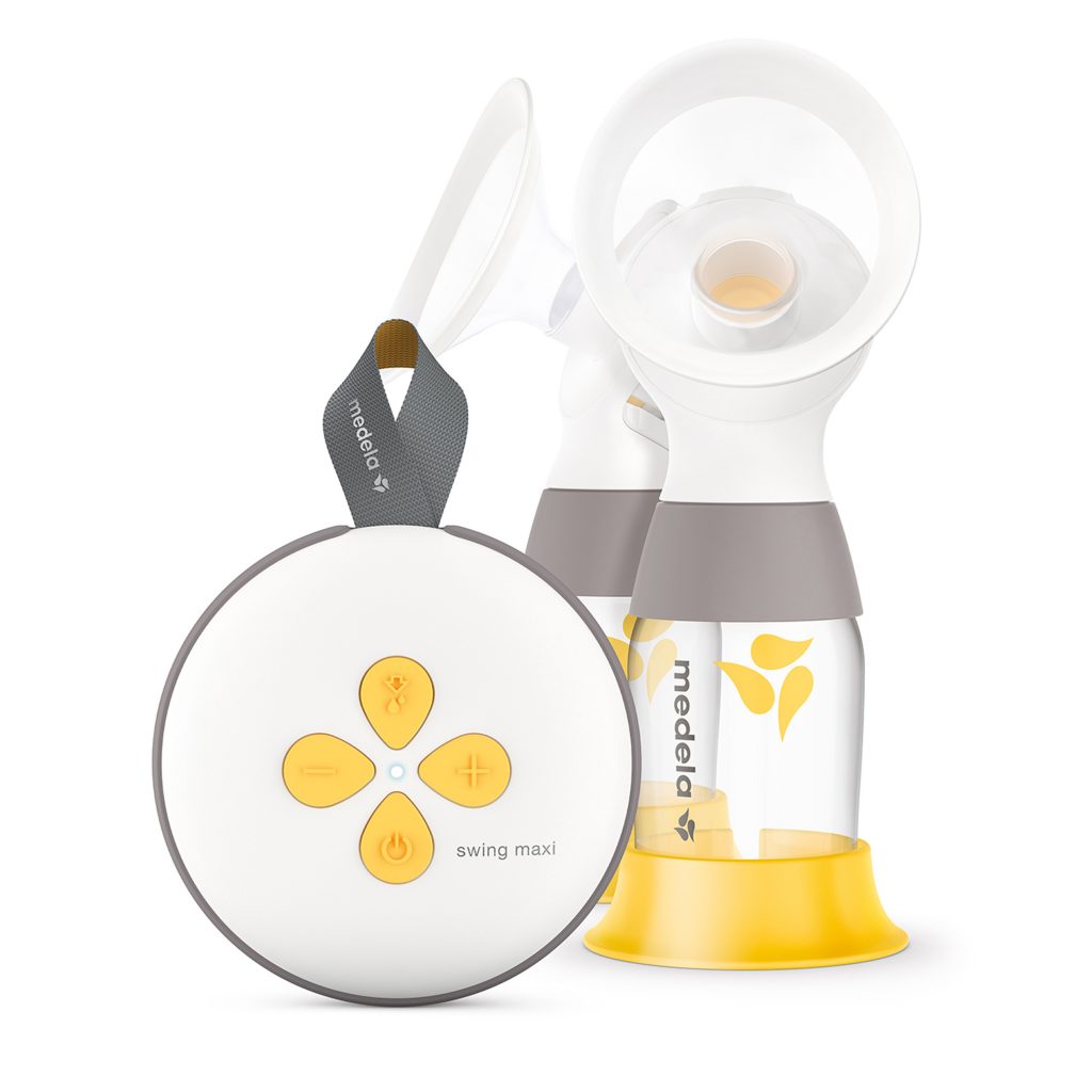 Medela Breast Pump | Swing Maxi Double Electric | Portable Breast Pump |  USB-C Rechargeable | Bluetooth | Closed System | with Carry Bag