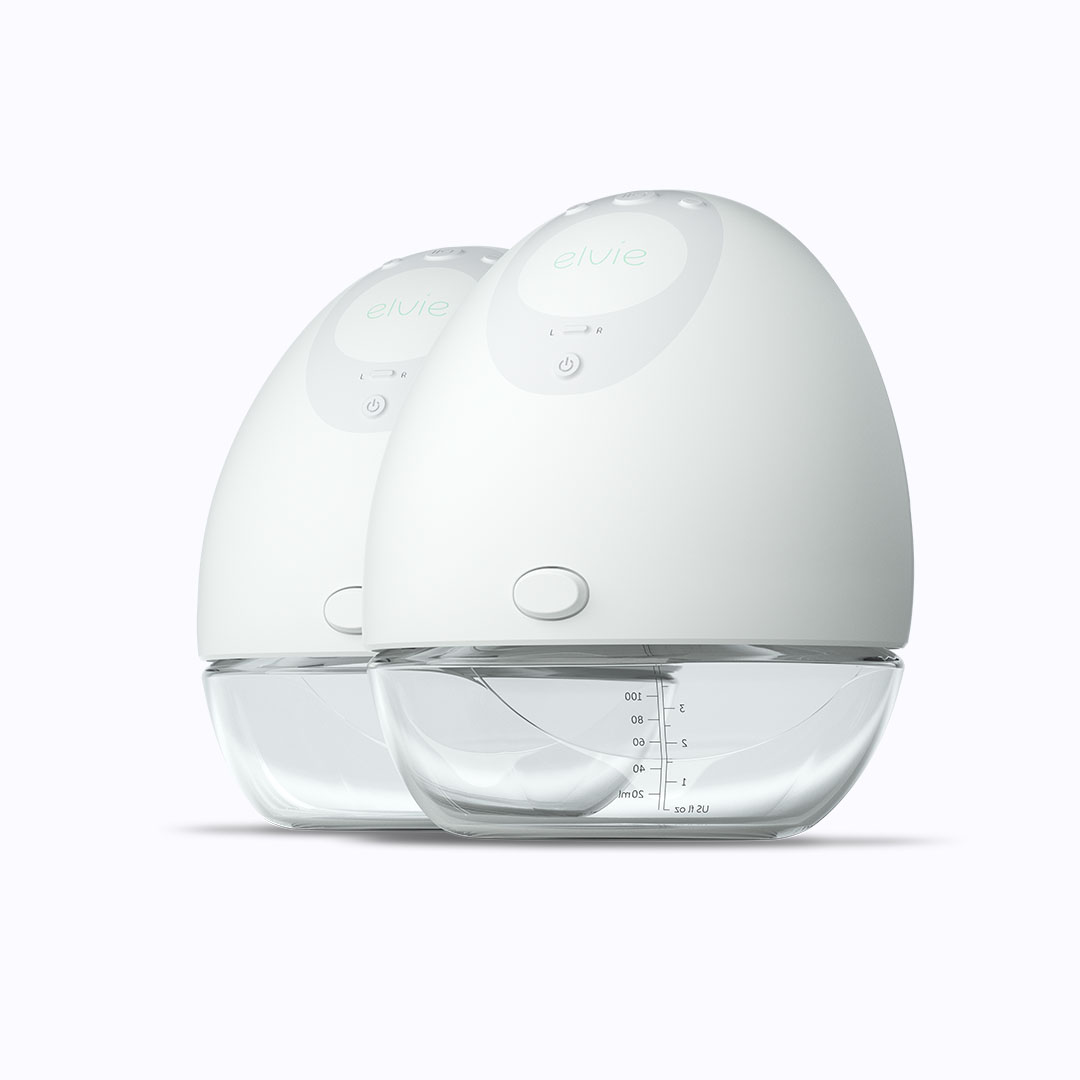Elvie Double Electric Wearable Smart Breast Pump | Silent Hands-Free  Portable Breast Pump That Can Be Worn in-Bra with App 2-Modes & Variable  Suction