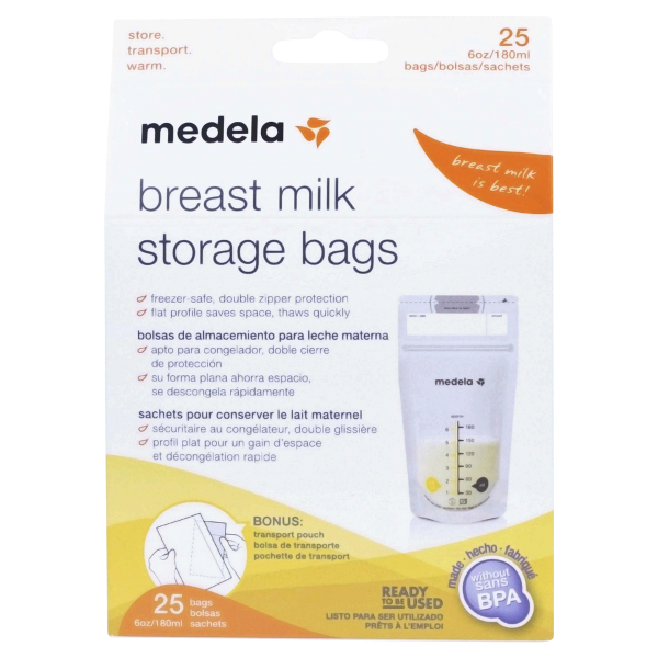 Medela Milk Bag 25 Count Package