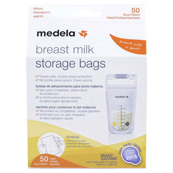 Medela Milk Bag 50 Count Package