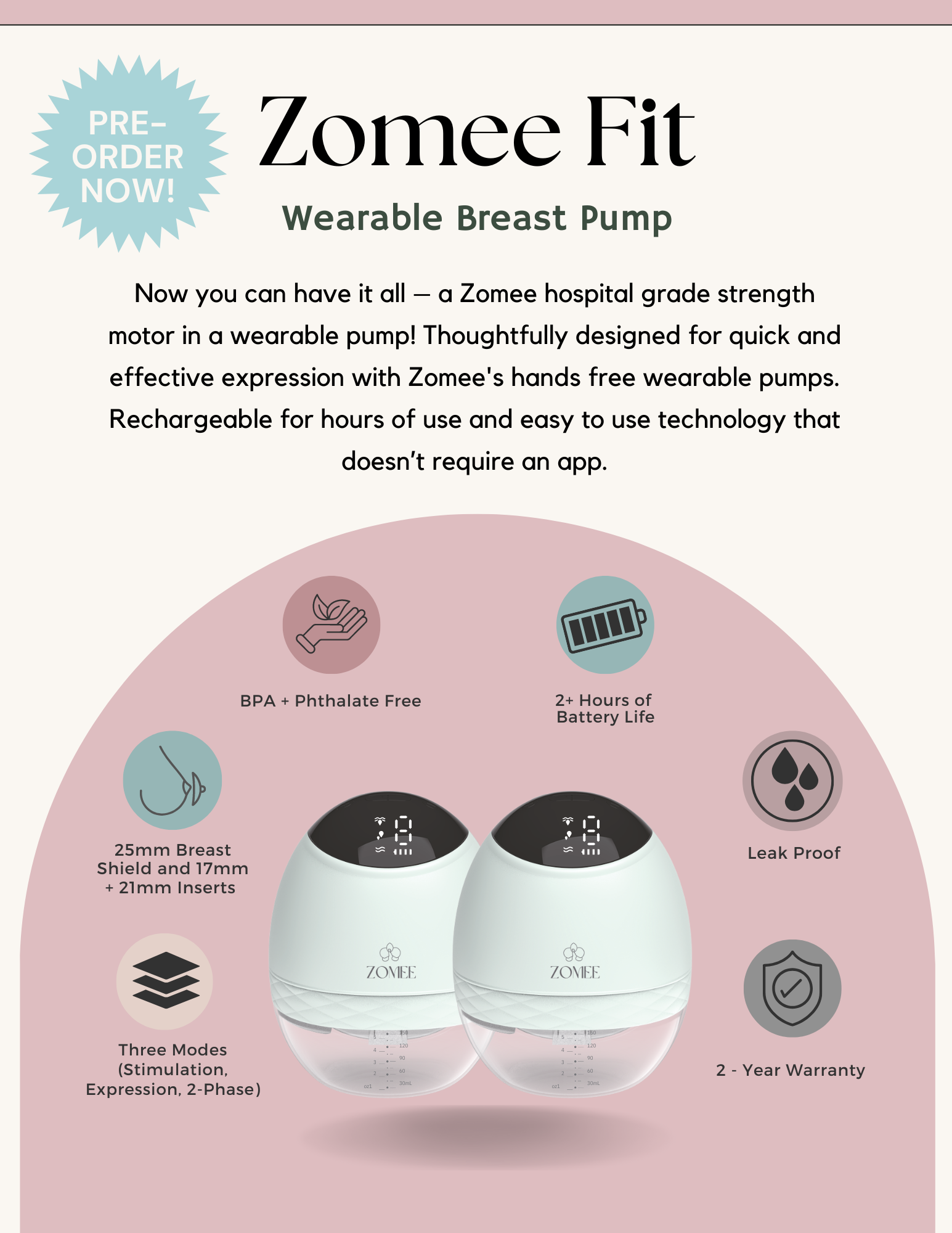 Zomee Fit - Breast Pumps Through Insurance %